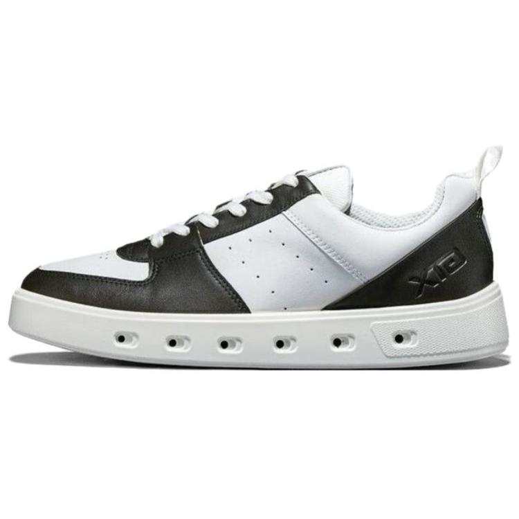 Ecco Street 720 Series Cow Leather, Leather Low top Skateboard Shoes Men's Forest Green