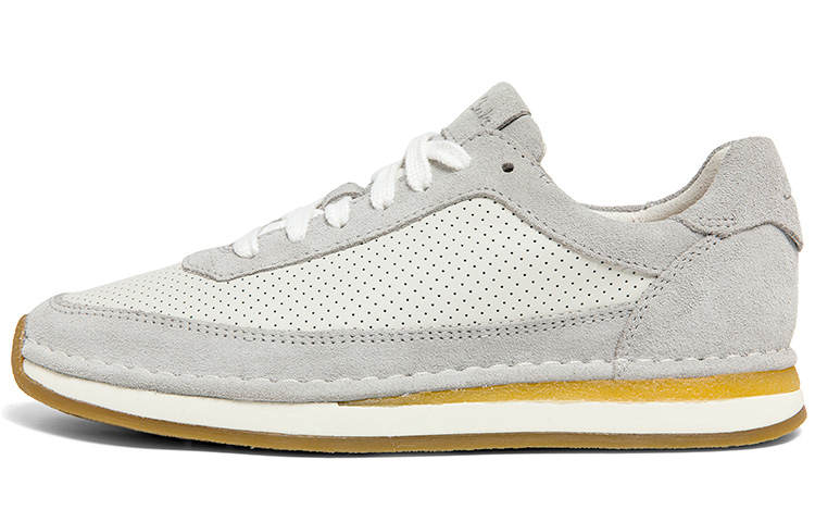 Clarks Casual Shoes Women's Low Top White/Gray