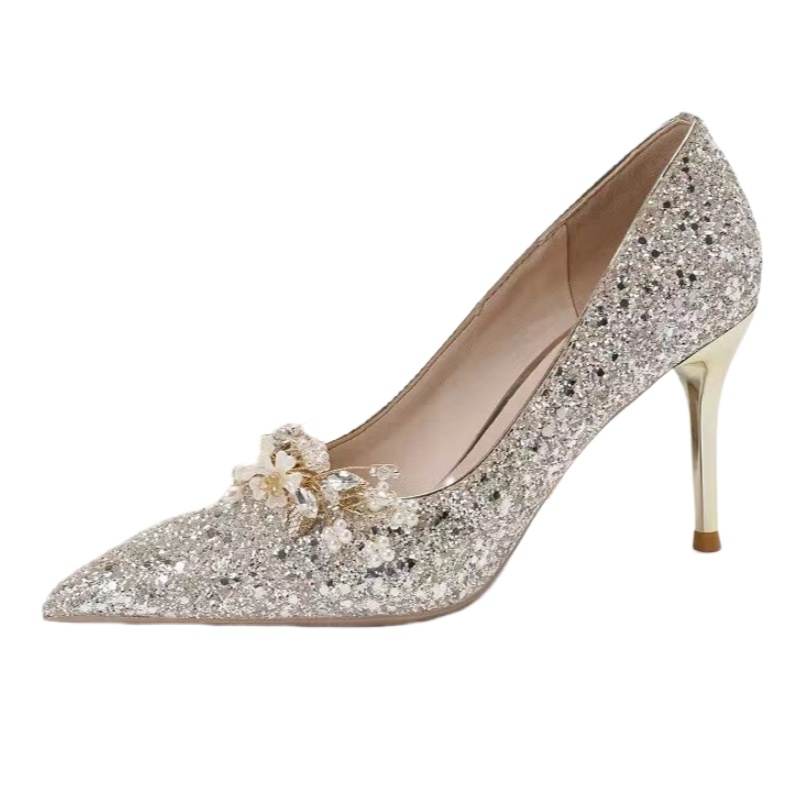 CPXO High Heels Women's Champagne