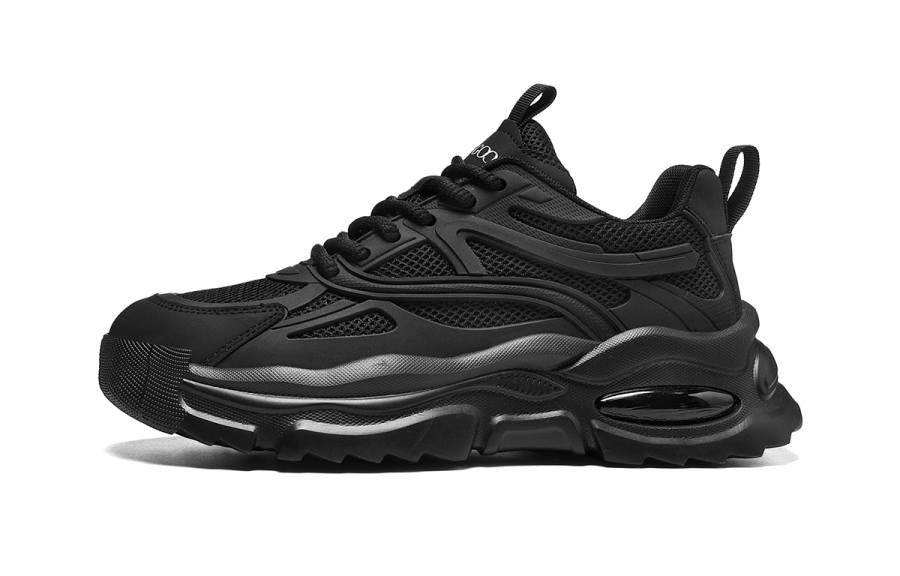 HLA Trendy Versatile Casual Athletic Shoes Breathable Mesh Height Increasing Chunky Sneakers Men's