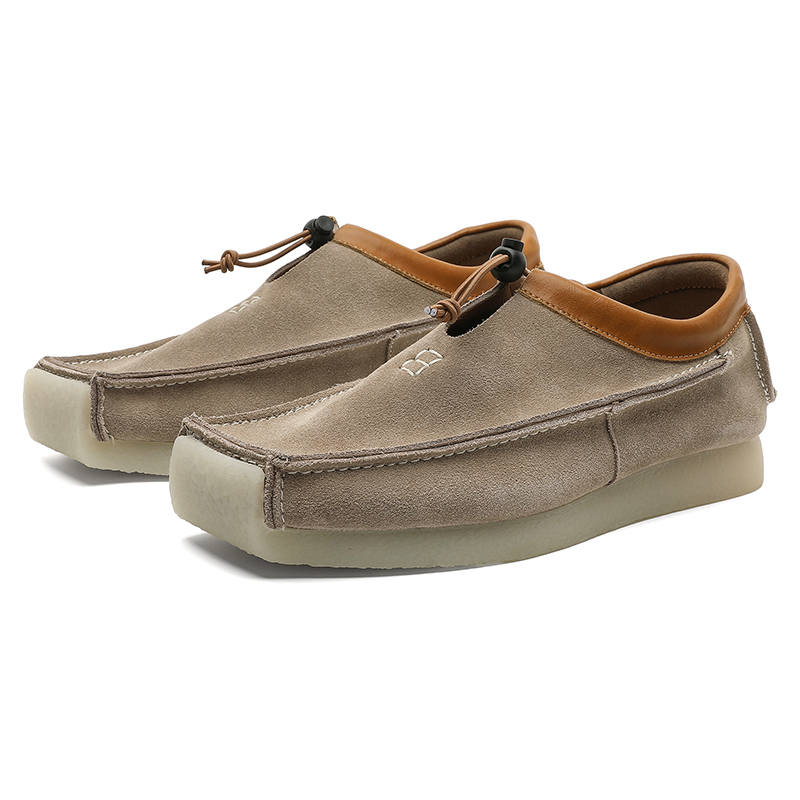 PAVEA Men's Casual Shoes Men's Low Top Beige