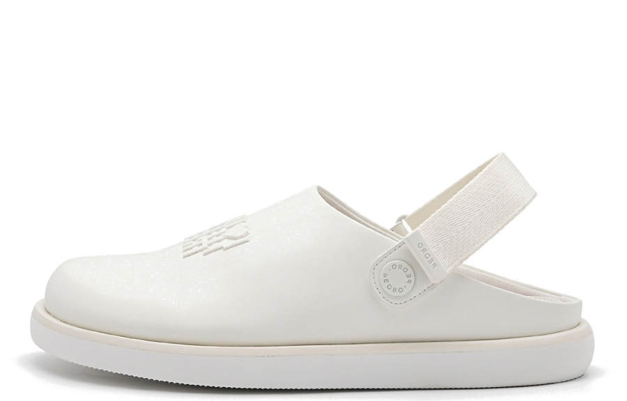 PEDRO Closed Toe Slippers Women's White