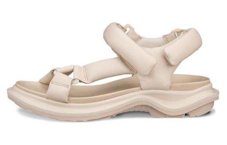 Ecco Ecco Leather Beach Sandals Women's Beige
