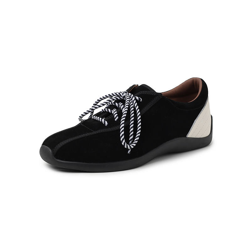 HONGYANGLIN Cow Suede Low top Casual Shoes Women's