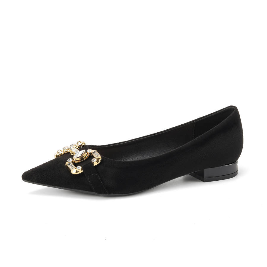 Qiandongmeili Block Heel High Heels 1.5cm Women's