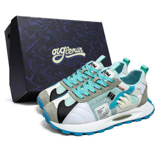 OUGLEMEN Gift Box Set Lightweight Breathable Lightweight And Breathable Low top Casual Shoes Men's