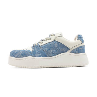 WANGJUE Denim Low top Skateboard Shoes Unisex