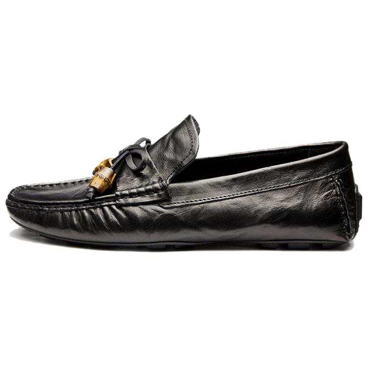Brounvanm Top Grain Cow Leather Gommino Loafers Men's