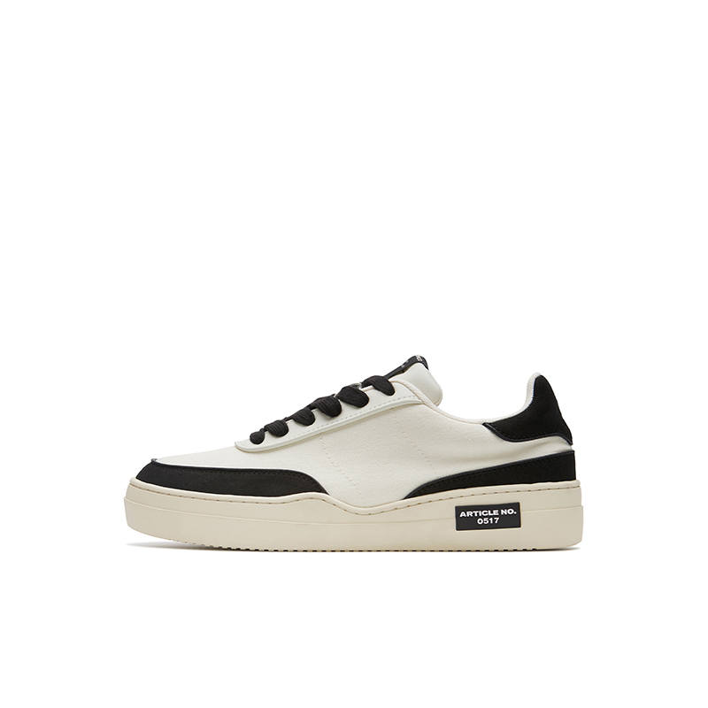 ARTICLE NO. Abrasion Resistant Abrasion Resistant Low top Skateboard Shoes Unisex White
