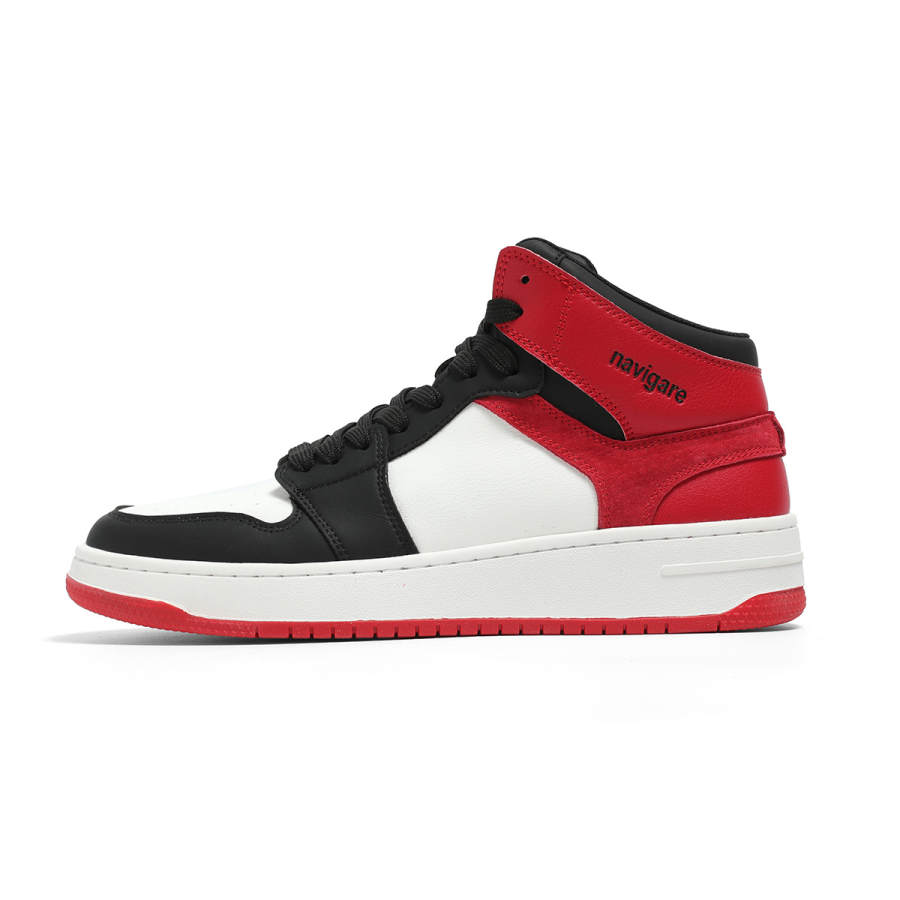 NAVIGARE Cushioning, Slip Resistant, Abrasion Resistant, Balance, Rebound Mid top Vintage Basketball Shoes Men's
