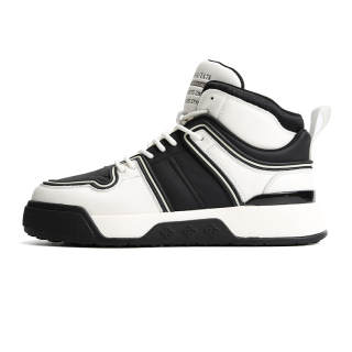 KAIMALONG Cow Leather Mid top Skateboard Shoes Men's