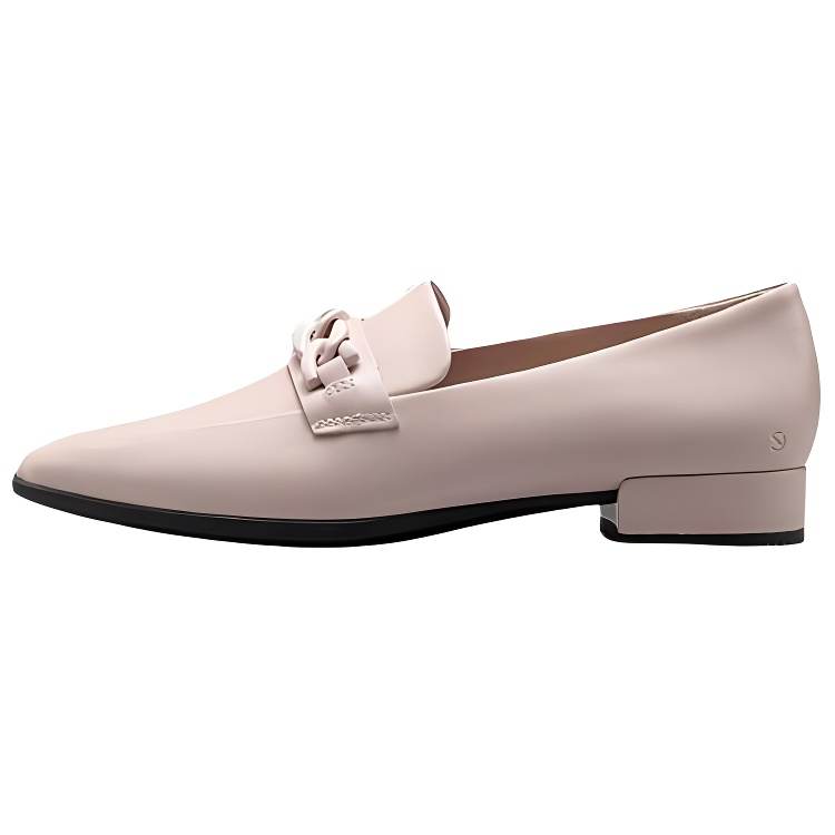 Ecco Ecco Cow Leather Loafers 2.5cm Women's Pink