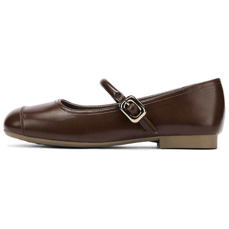 DAPHNE DAPHNE Pu Chunky Heel Mary Jane Shoes Women's