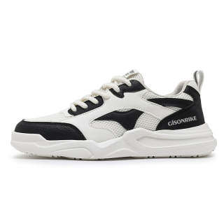 GISONRIKE Slip Resistant Abrasion Resistant Slip Resistant Abrasion Resistant Low top Skateboard Shoes Men's