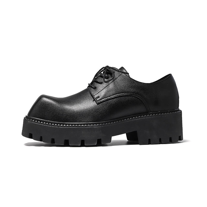 LUOMAIKE Microfiber Leather Casual Shoes Men's Black
