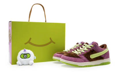 Vandy The Pink x CANOTWAIT_ Burger Shoes Stylish Skateboarding Shoes Unisex Purple