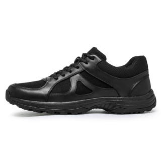 SHUSHUJIA Thermal Slip Resistant Slip Resistant And Breathable Low top Casual Shoes Men's Black