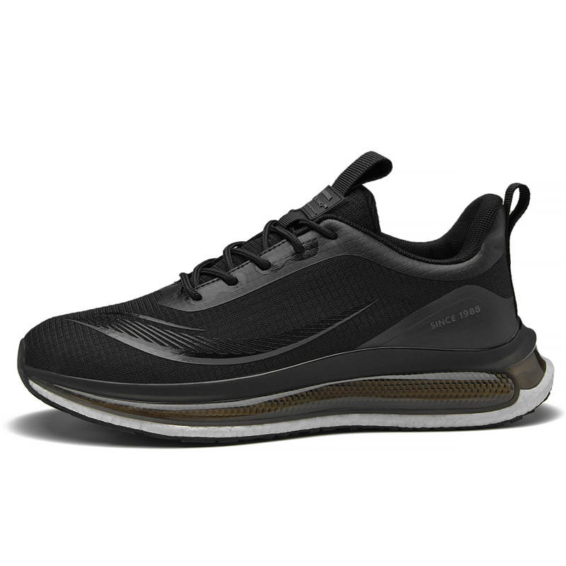 AOKANG Casual Shoes Men's Low Top Black, Black White