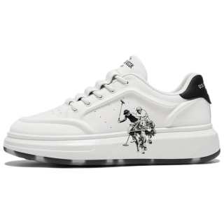 U.S. POLO ASSN. Microfiber Leather Slip Resistant Cushioning Lightweight Slip Resistant Cushioning Lightweight Low top