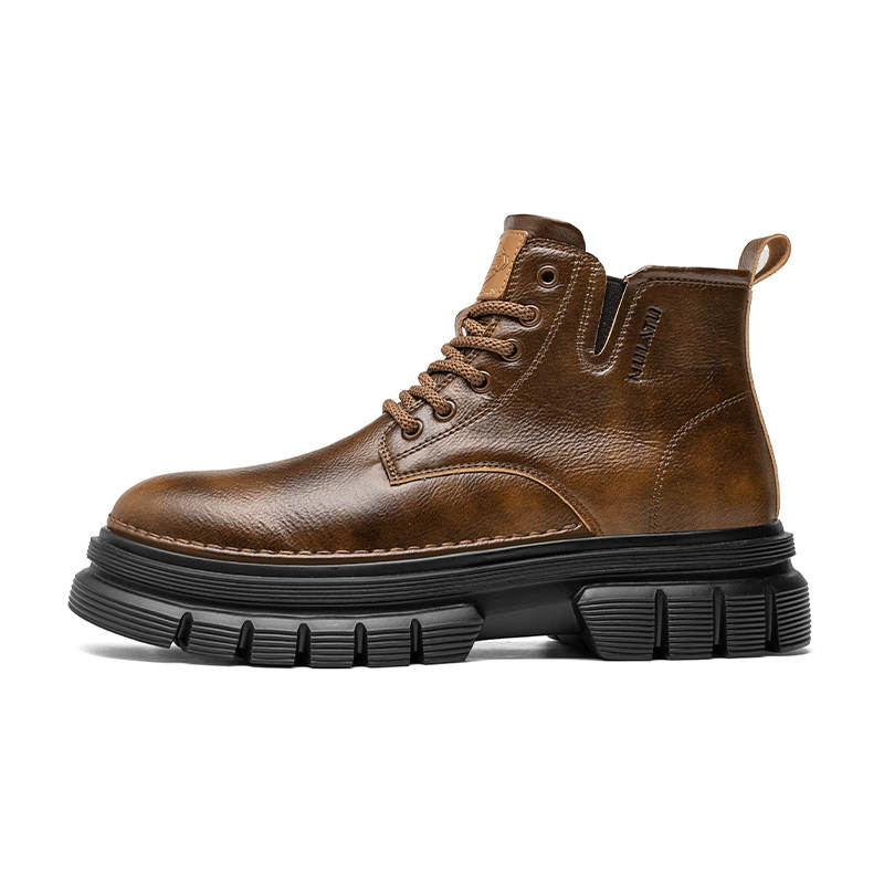 CALIFBULL Microfiber Leather Combat Boots Men's