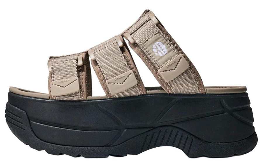Shaka Slide Slippers Women's Taupe
