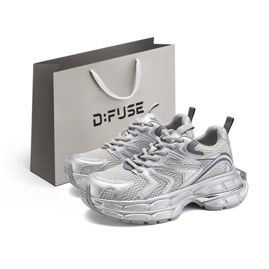 D:FUSE SCANDINAVIA D FUSE SCANDINAVIA Low top Chunky Sneakers Women's Silver Gray