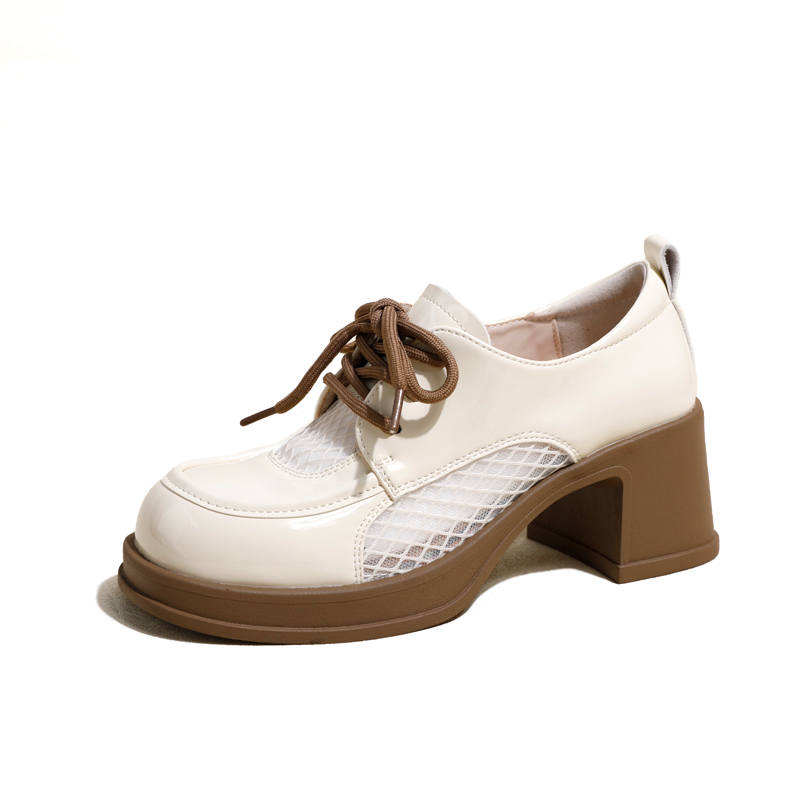 Ouumeis Patent Leather Casual Shoes 6.5cm Women's