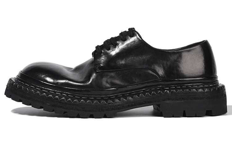 Dreambox Vibram X Dreambox Casual Leather Shoes Men's Low Top Black/Coffee