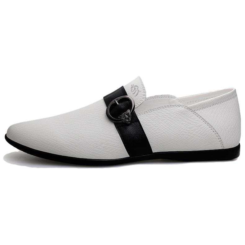 GONGNIULEITING Top Grain Cow Leather Casual Shoes Men's