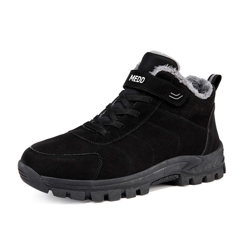 Medd Medd Walking Shoes Unisex Mid Top Black