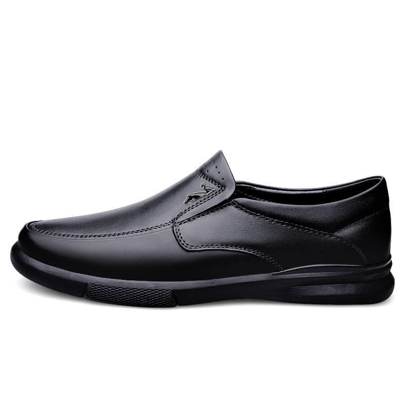 YINGLUNQISHI Top Grain Cow Leather Casual Shoes Men's