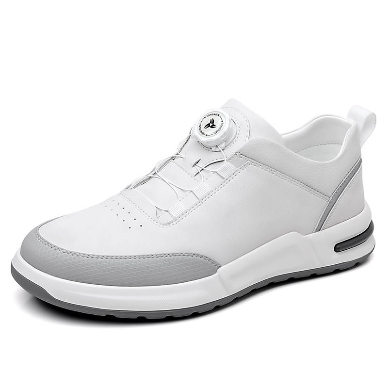 ENRICO COVERI Cow Split Leather Slip Resistant, Abrasion Resistant, Waterproof, And Breathable Lightweight Low top