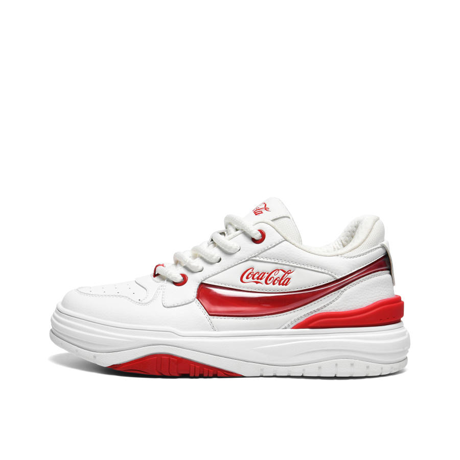 Coca-Cola Coca Cola Slip Resistant Abrasion Resistant Low top Skateboard Shoes Unisex
