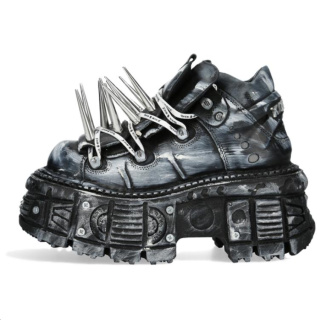 NEW ROCK Casual Shoes Unisex Black