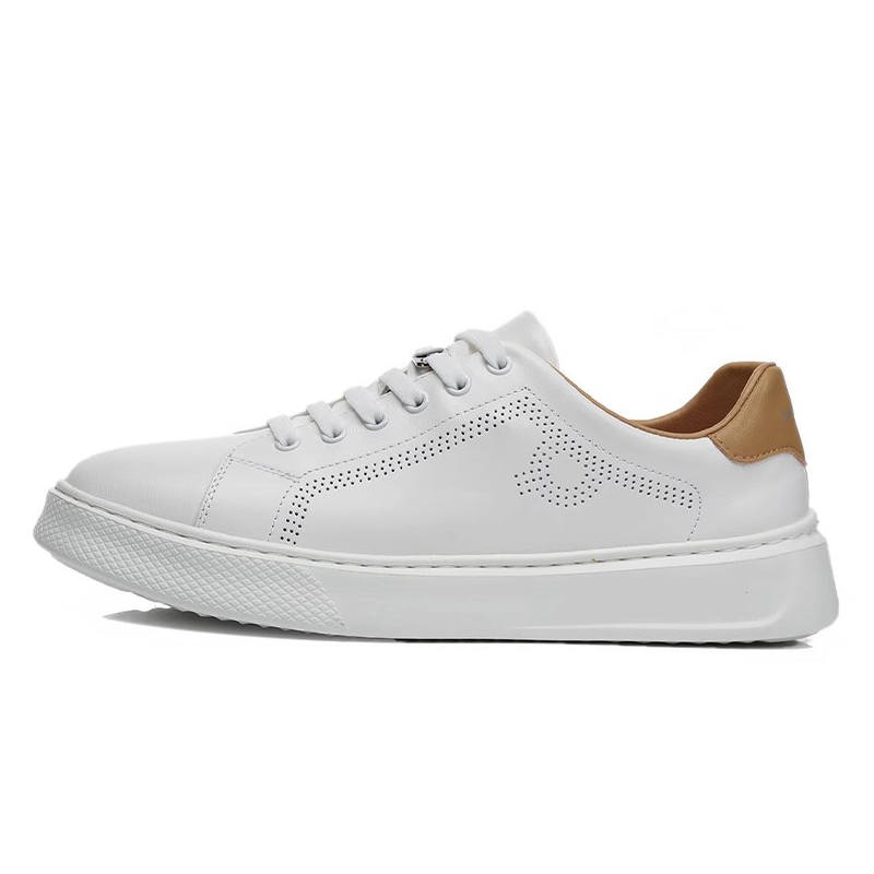 Bansley Top Grain Cow Leather Abrasion Resistant Abrasion Resistant Low top Skateboard Shoes Men's