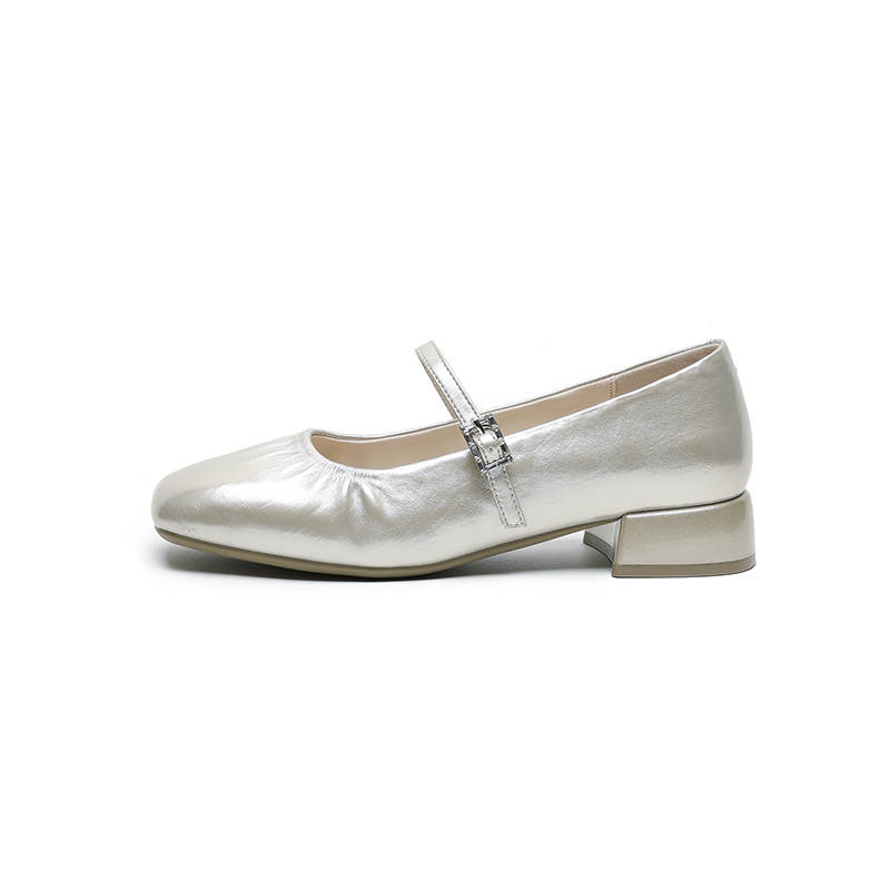 JOSINY Chunky Heel Mary Jane Shoes 3cm Women's