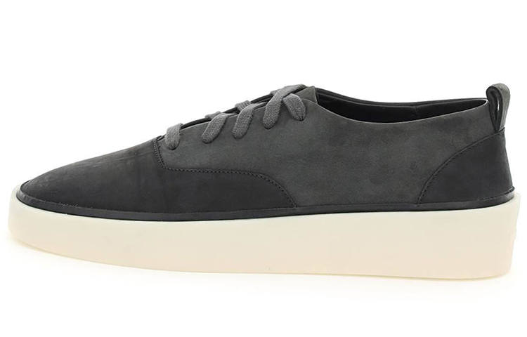 Fear Of God 101 Fog Leather Stylish Skateboarding Shoes Men's Black