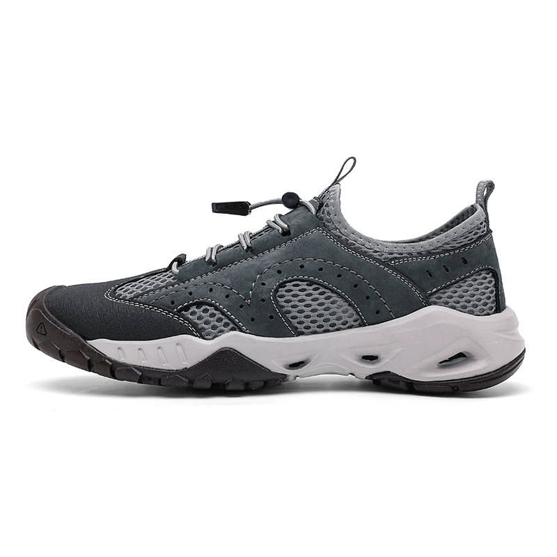 JIGONGYANG Mesh Comfortable Breathable And Lightweight Low top Outdoor Shoes Men's