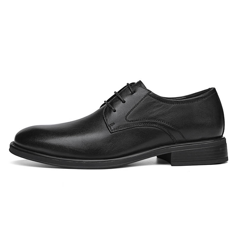 SEPTWOLVES Top Grain Cow Leather Dress Shoes Men's Black