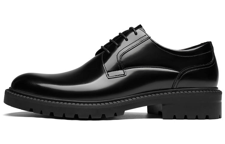 ROBERTA DI CAMERINO Cow Leather Dress Shoes Men's Black