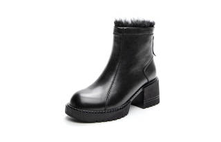 POOQ Ankle Boots Women's Black/Brown