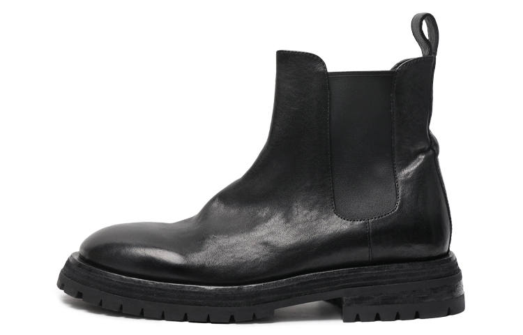 Viplander Horse Leather 15cm Chelsea Boots Men's Black