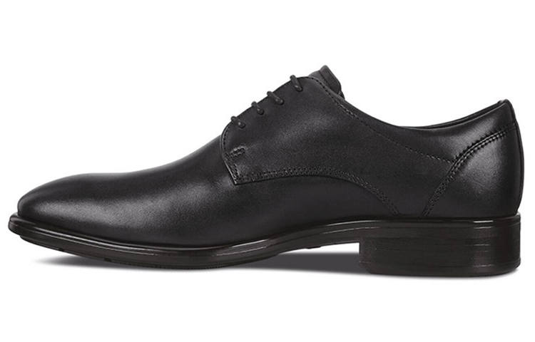 Ecco Citytray Compatible Journey Collection Top Grain Cow Leather Dress Shoes Men's Black