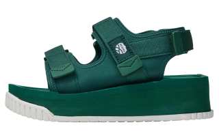 Shaka Ranger Platform One Strap Sandals Women's Green