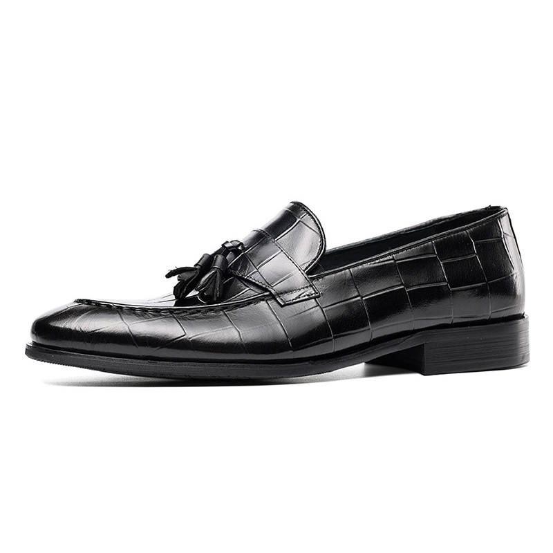 Bansley Top Grain Cow Leather Casual Breathable Loafers Men's