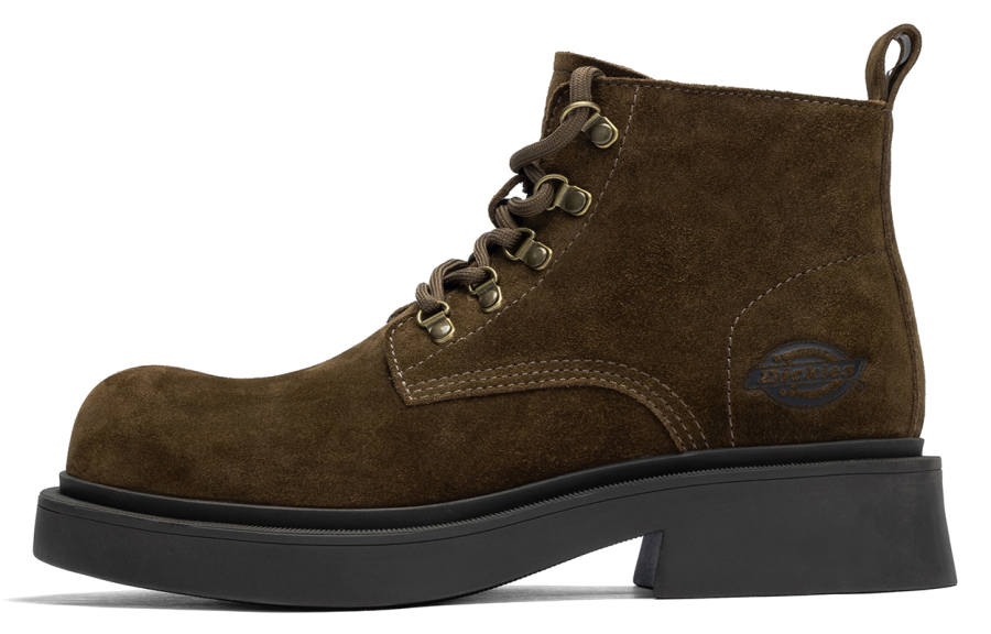 Dickies Dickies Short Mid Calf Combat Boots Men's Dark Coffee