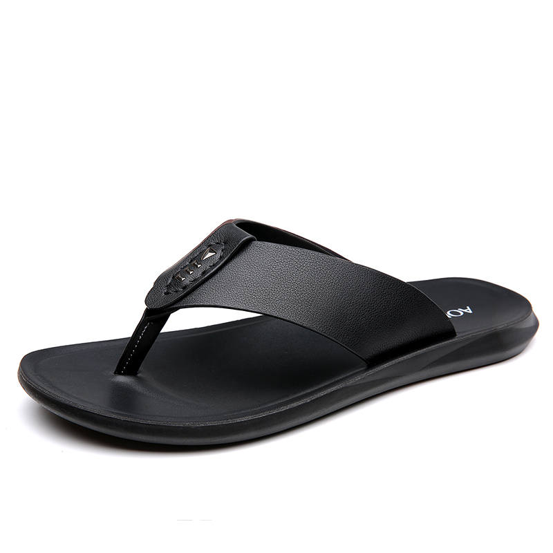 AOKANG Slip Resistant Abrasion Resistant Flip Flops Men's