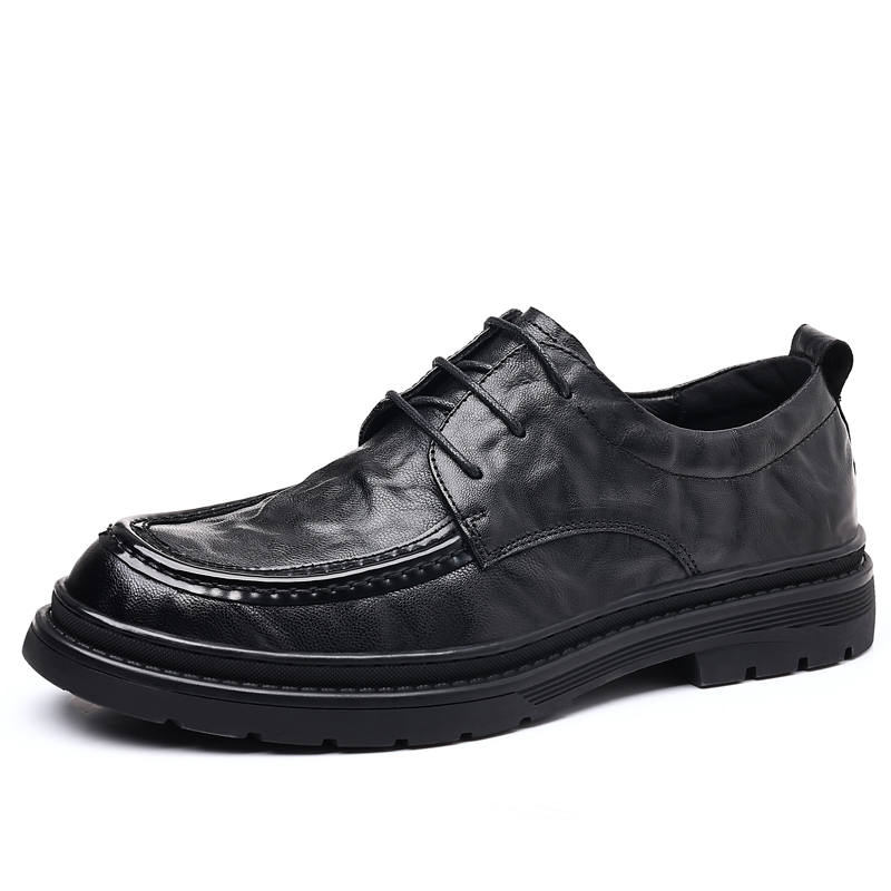 KACHILANG Men's Casual Shoes Men's Low Top Black/Gray