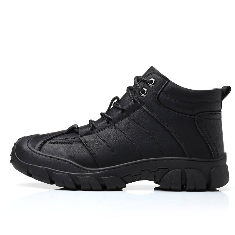 YILICHUANZHANG Fashion Trend Ankle Boots Men's Black