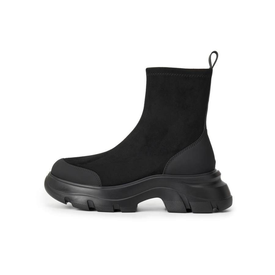 BELLE BELLE Fabric Ankle Boots Women's